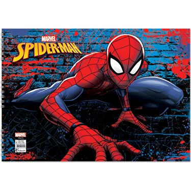 Spralli%20Resim%20Defteri%20(35x50)Spiderman-35165-Marvel%20(1Adet%20Fiyatıdır)