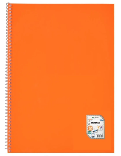 A5-72/Çizgisiz%20﻿Spralli%20Defter-Colormaxi-Çınar