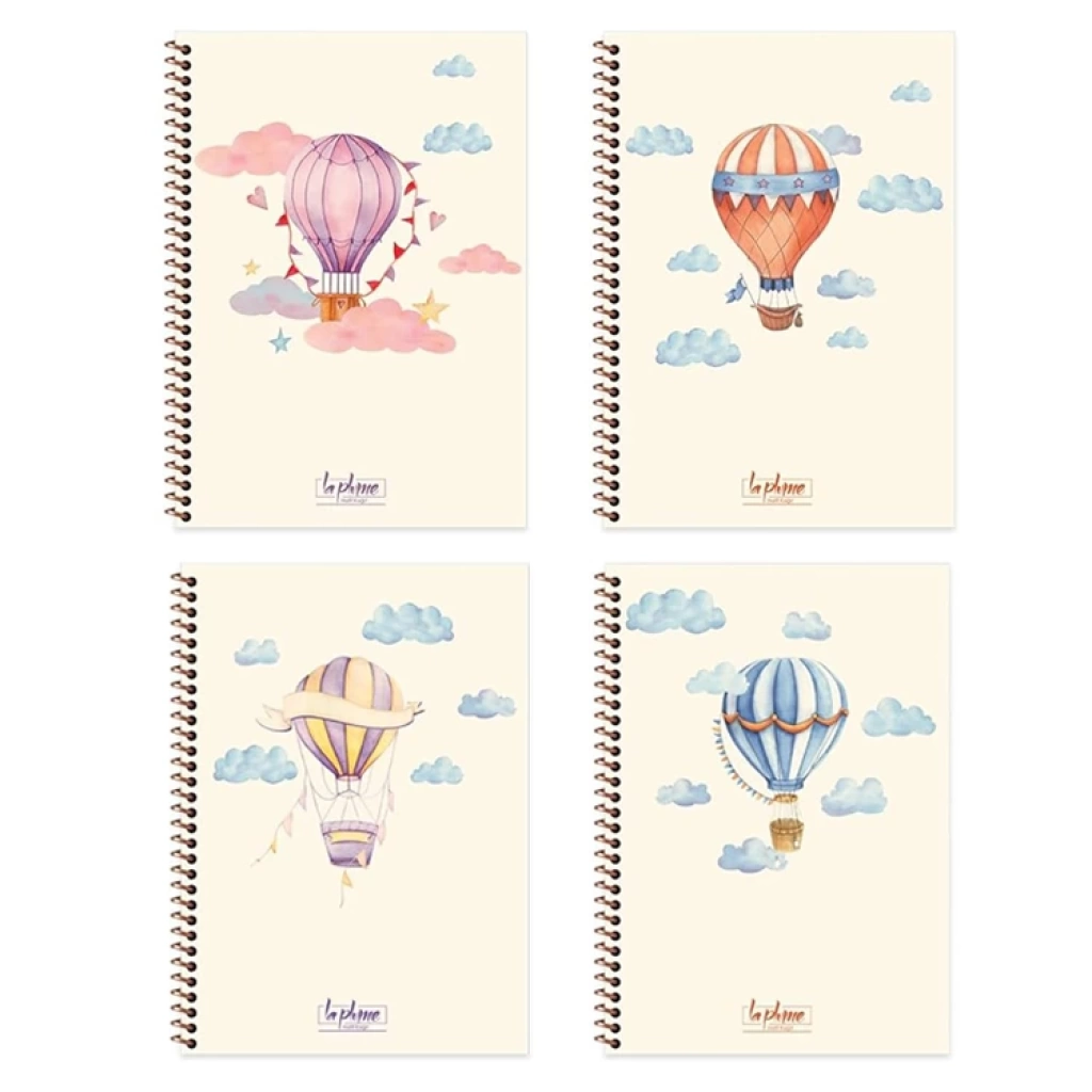 La%20Plume%20Ballons-17x24-80/Çizgisiz-Spralli%20Defter-Keskin