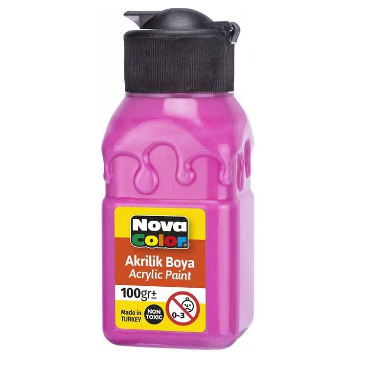 Akrilik%20Boyalar%20100ml./Pembe-Pink-NC-2019-Nova%20Color