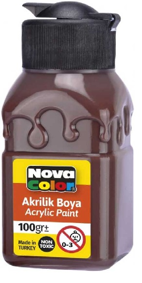 Akrilik%20Boyalar%20100ml./Kahve-Brown-NC-2016-Nova%20Color