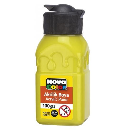 Akrilik Boyalar 100ml./Limon Sarı-NC-2032-Nova Color