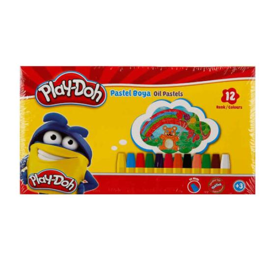 12 Renk Pastel Boya -PA002-Playdoh