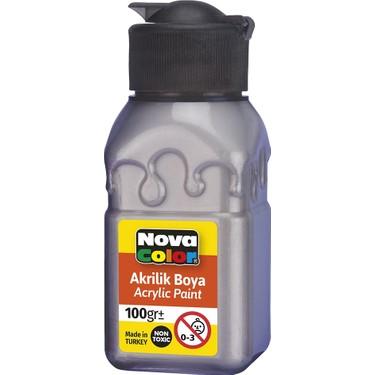 Akrilik Boyalar 100ml./Gri-Gray-NC-2038-Nova Color