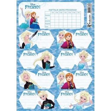 Ders Programlı-3’lü Etiket-Frozen-Keskin (3’lü 1 Paket Fiyatıdır)