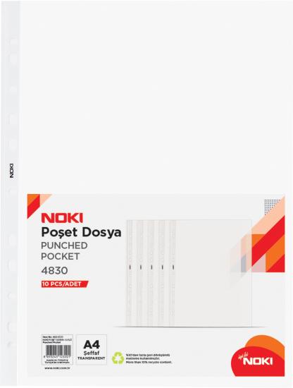 10’lu ECO Poşet Föy Dosya-Noki