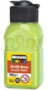 Akrilik Boyalar 100ml./Açık Yeşil-Light Green-NC-2021-Nova Color