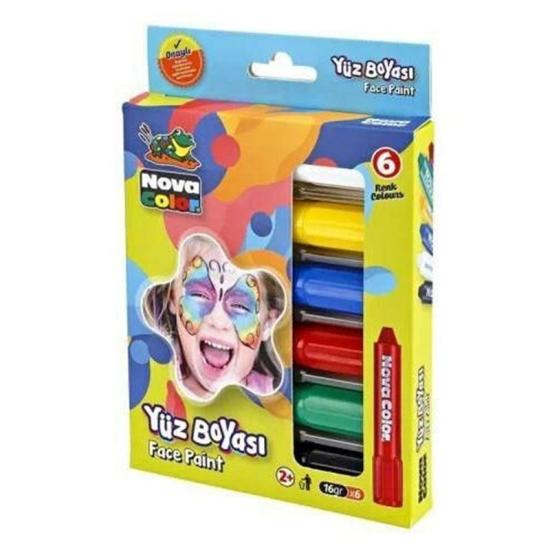 6 Renk Yüz Boyası-NC212-Nova Color