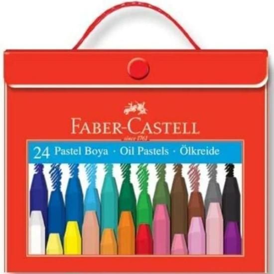 24 RENK ÇANTALI PASTEL BOYA-125125-FABER CASTEL