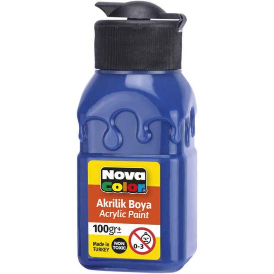 Akrilik Boyalar 100ml./Lacivert-Navy Blue-NC-2026-Nova Color