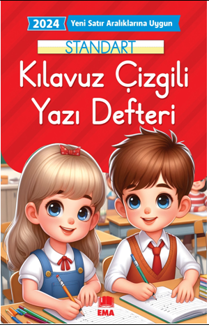 Klavuz Çizgili Yazı Defteri-Küçük Boy-Ema