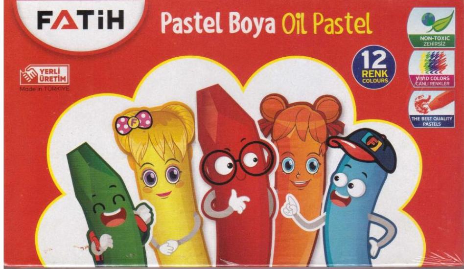 12 Renk Pastel Boya-34012-Fatih